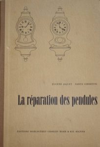 Couverture : La réparation des pendules