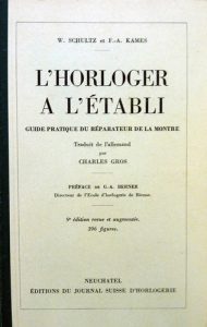 Couverture : L’horloger à l’établi