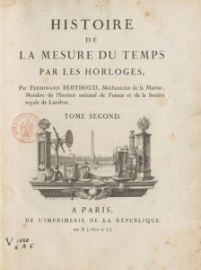 Couverture : Histoire de la mesure du temps par les horloges
