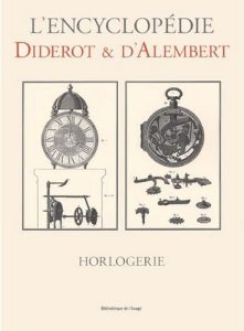 Couverture : L'encyclopédie - Horlogerie